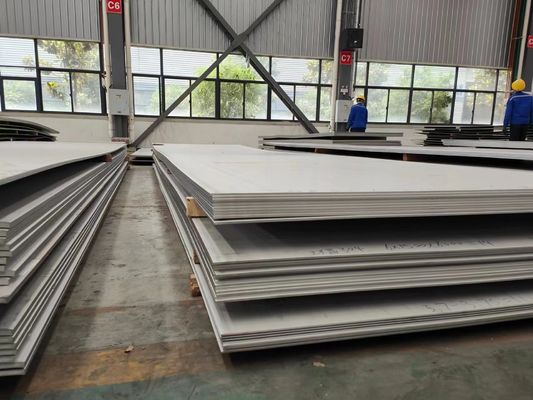 ISO 2B Selesai Pelat Logam Stainless Steel Hot Rolled Ketebalan 0,1 Mm