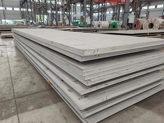 ISO 2B Selesai Pelat Logam Stainless Steel Hot Rolled Ketebalan 0,1 Mm