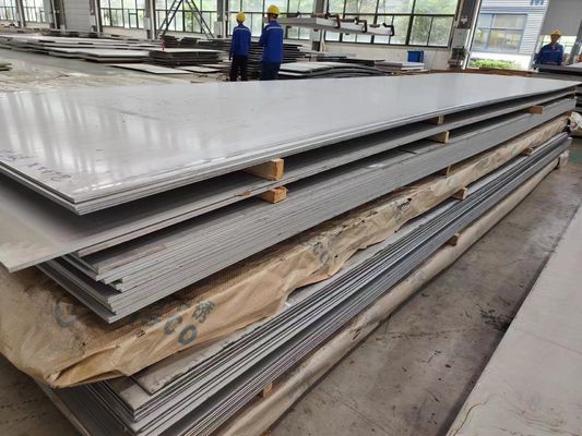 Pelat Logam Stainless Steel 10mm Bahan ATSM 304 Sertifikasi ISO SGS