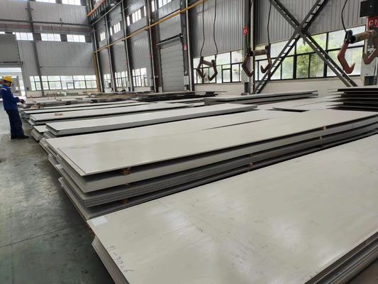 Pelat Logam Stainless Steel 10mm Bahan ATSM 304 Sertifikasi ISO SGS