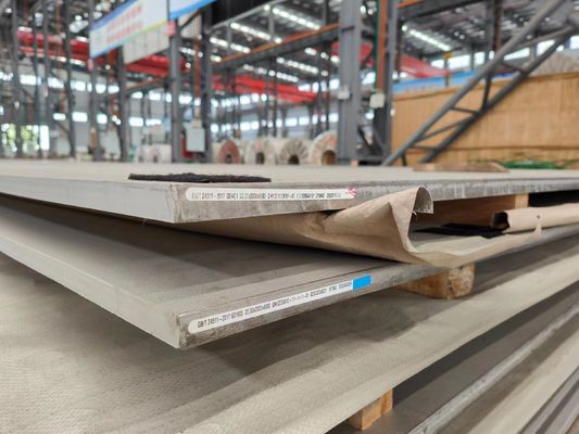 BA 2B Permukaan Pelat Logam Stainless Steel Mirror Finish ATSM 304