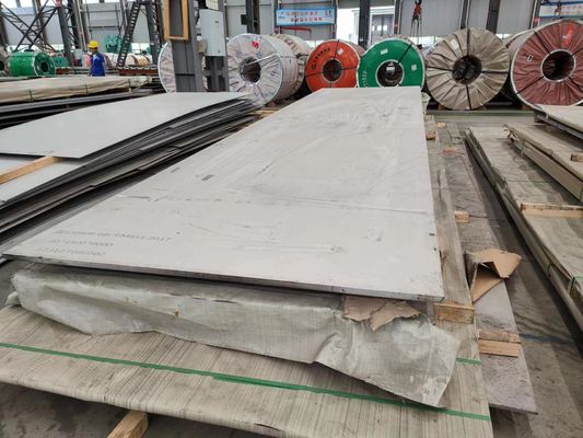 BA 2B Permukaan Pelat Logam Stainless Steel Mirror Finish ATSM 304