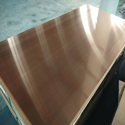Pelat Logam Tembaga Kuningan Bahan C26800 C67400 Untuk OEM Industri