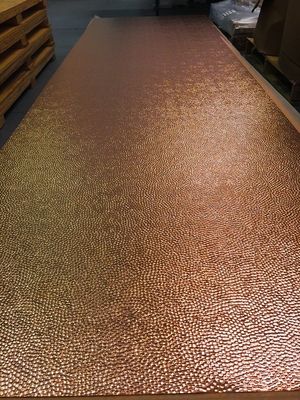 Pelat Logam Tembaga Murni Tebal 200mm Standar ASTM JIS EN