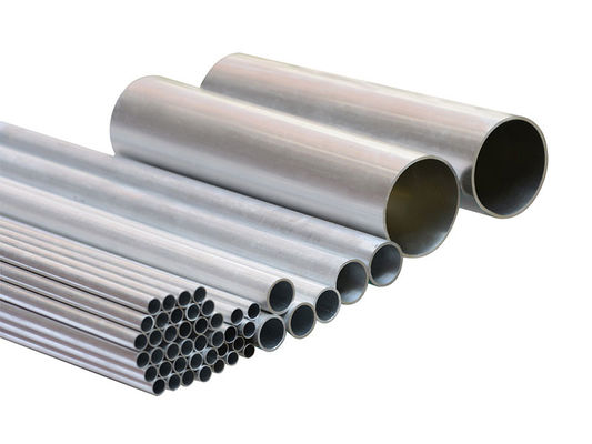 Tabung Pipa Aluminium Berulir Paduan Bulat 0.6mm Tebal Sertifikat ISO SGS