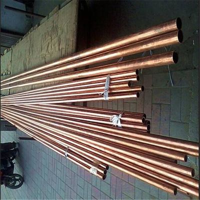 Tembaga Murni Round Bar Rod C11000 C12000 C12200 99,9% T1 T2 Tp2 Untuk Dekorasi