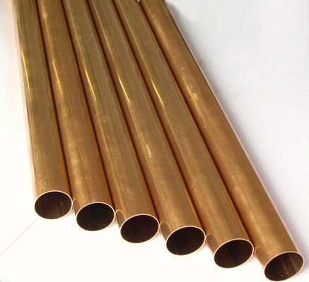 Pipa Tembaga C11000 ASTM, Pipa Tembaga Pendingin Udara Tebal 0,2mm 0,5mm