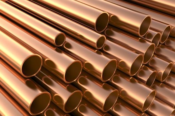 Tabung Pipa Tembaga Pendingin AC 4 Inch SGS Sertifikasi ISO