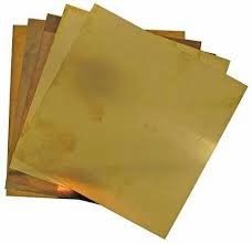1mm 3mm 4mm Plat Lembaran Kuningan C1100 Sertifikat ISO SGS Untuk Kulkas