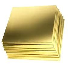 99,9% Purity Brass Sheet Plate C2720 Tebal 3mm Untuk Konstruksi Industri