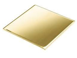 ASTM Gold Plated Brass Sheet Plate Metal C22000 Polished Mill Surface