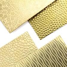 ASTM Gold Plated Brass Sheet Plate Metal C22000 Polished Mill Surface
