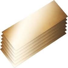 Mill Polished Brass Stock Plate Bahan C21000 C23000 C33200